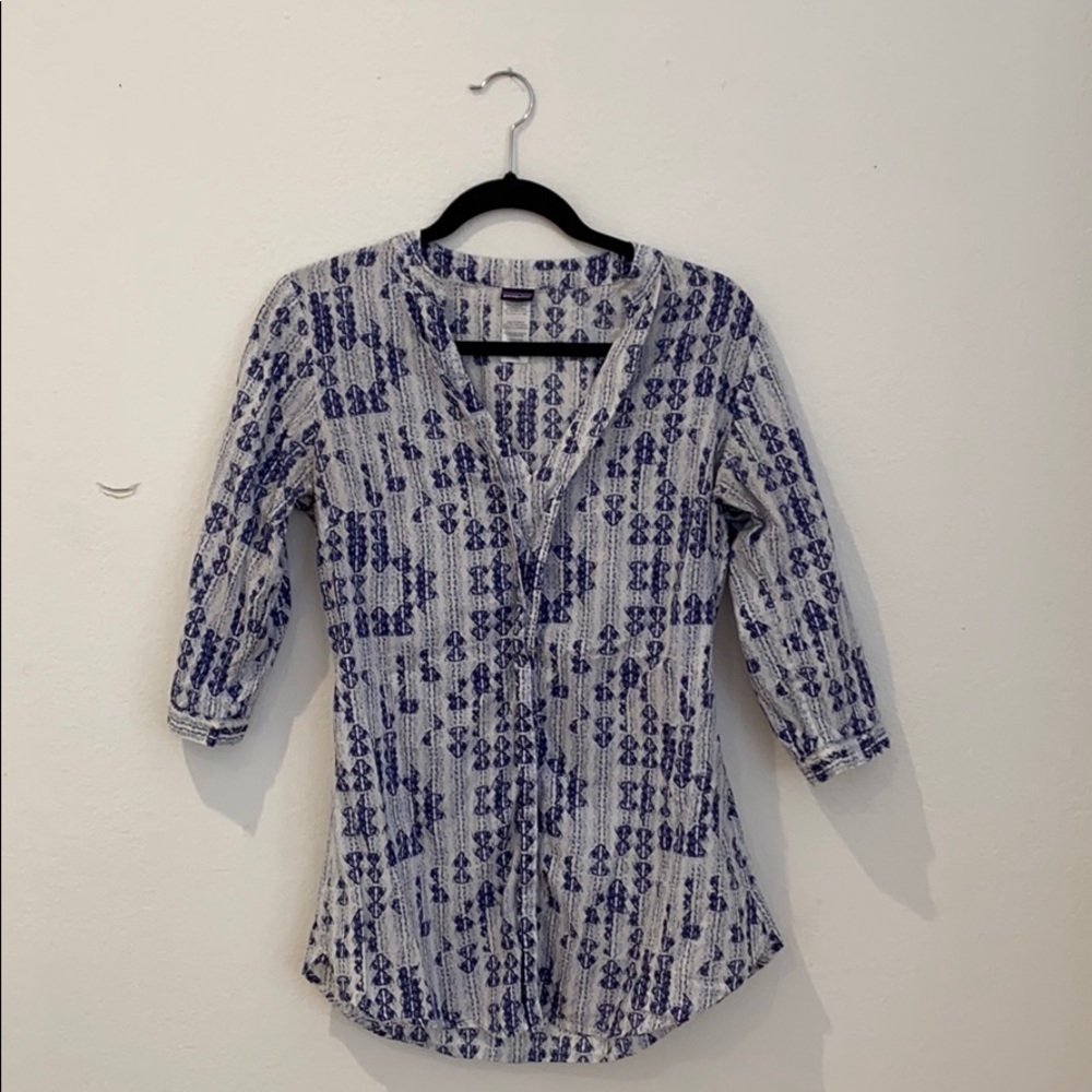 Patagonia Tunic Blouse - Size 8